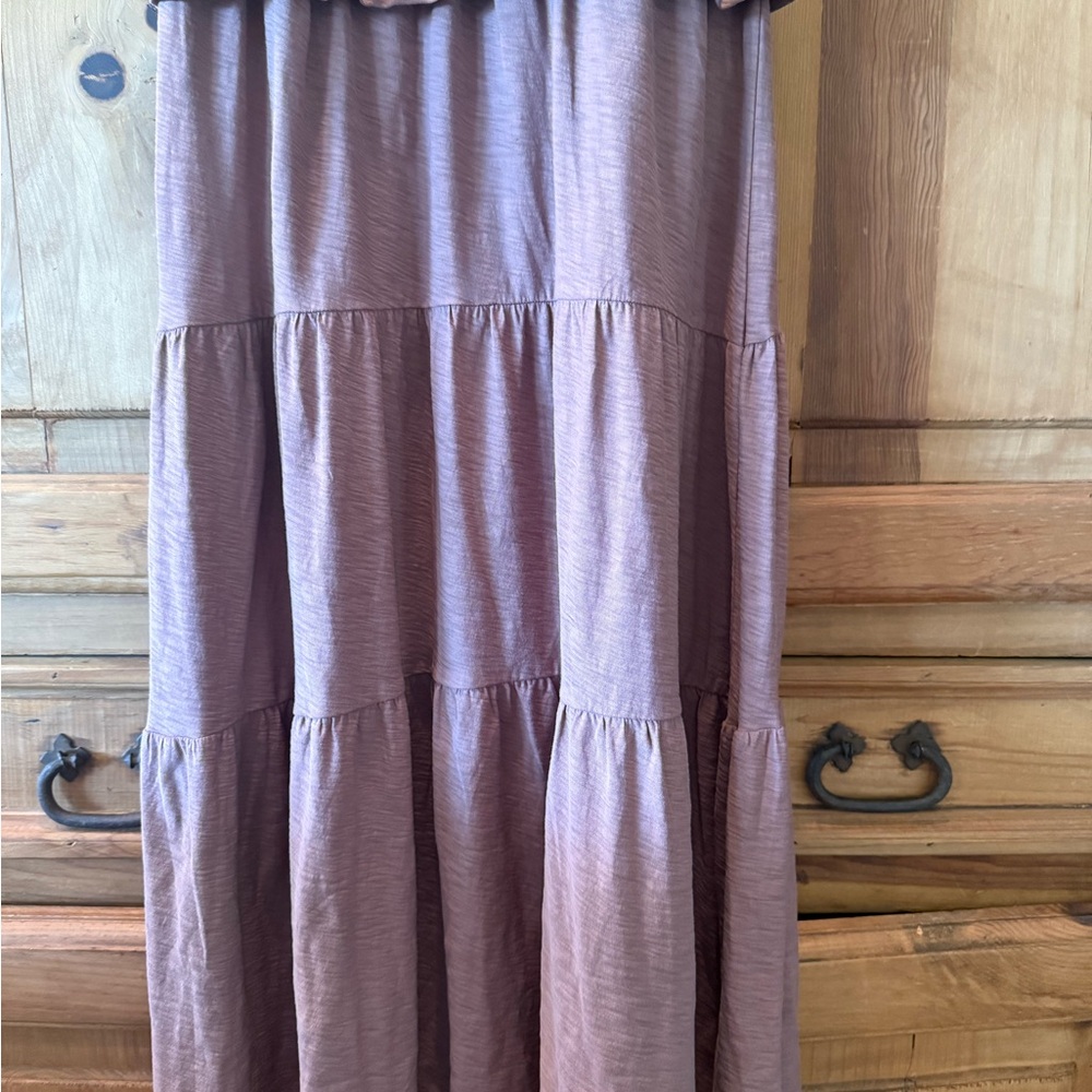 Nation LTD - Fabienne Fused Ruffle Dress in Mojave Sz:Small - Picture 10 of 14